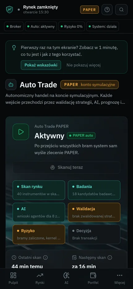 Auto Trade auf dem Smartphone