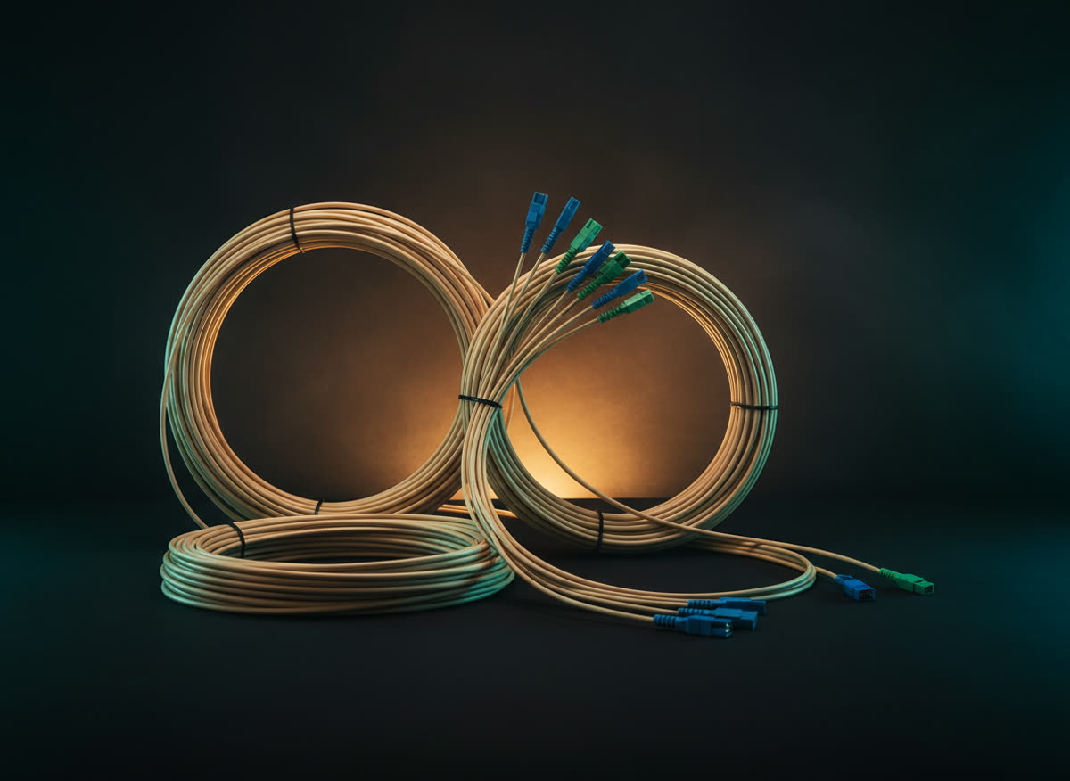 Kable abonenckie FTTH i patchcordy