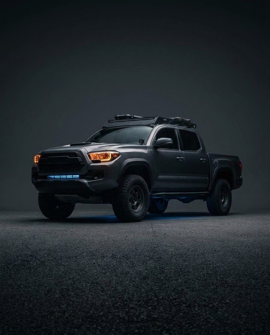 Pickup 4x4 w stylistyce edytorskiej